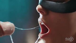 That's what a true cumslut should do with used condoms. Drain the load