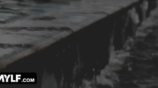 A hot MILF threesome with a horny pool guy, just pure fire!