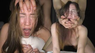 Submissive college girl gets fucked hard and rough by her boyfriend