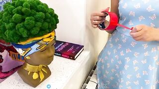 Tape her mouth shut, stepmom, don't get offended. The stepson fucked his stepmom without a condom
