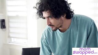 A hot MILF says she loves the way young guys get so hard