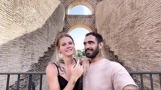Date night in Rome turns into a passionate roam