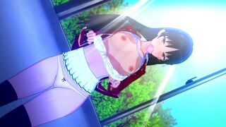 Suzune Horikita wants to do it with you in a hentai classroom scene