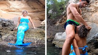 A guy got his dick sucked by a mermaid right on the sailing boat