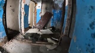 Exhibitionist girl gets fucked in a ruinous house
