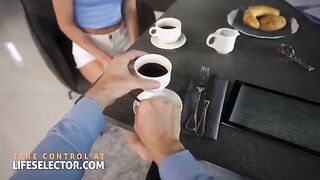 Skinny nanny with tiny tits Candee Licious craving cock in her pussy
