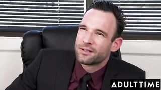 April Olsen gets fucked by her boss in his office