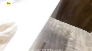 The young guy voyeuristically fucked his beautiful stepmom in the shower