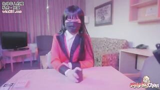 Yumeko Kakegurui lost a bet, her skirt got lifted
