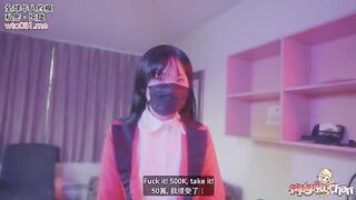 Yumeko Kakegurui lost a bet, her skirt got lifted