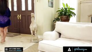 Reena Sky makes a sex tape with neighbor Chanell Heart