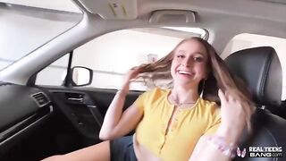 Skinny teen Laney Grey with a beautiful bubble butt gets fucked hard