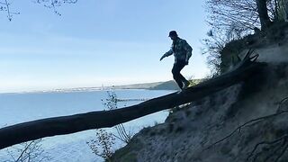 A walk around Gdynia Orłowo with a Chihuahua vlog