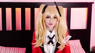 Guy tied up and fucked Mary Saotome, the Kakegurui babe
