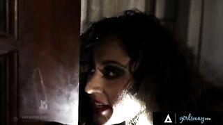 The investigator, played by the petite and versatile Riley Reid, gets intimate with a hooker, portrayed by the stunning Reena Sky, to gather clues
