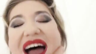 Blonde Nympho Nikky Dikky can't get enough, especially when it comes to intense anal action