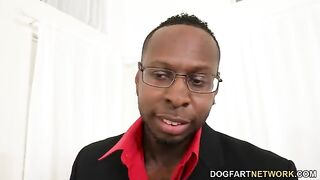 Payton Preslee, busty beauty, gets fucked hard on her big day by two cocks