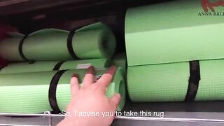 Can you help me choose a yoga mat where we’ll get intimate later?
