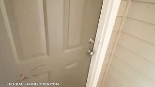 Hot MILF Danni Jones enjoys delivery guy’s package