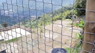 Kourtney Love enjoys outdoor sex with a stranger farmer