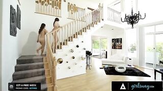 A girl is upset with her stepfather’s mistress, so she seeks revenge using a strapon