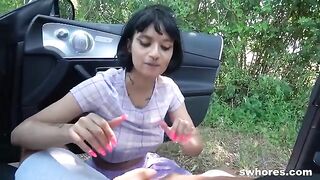 A street prostitute is getting fucked for cash in this hot video