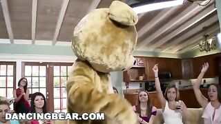 Bunch of bitches getting fucked on a wild party