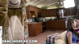 Bunch of bitches getting fucked on a wild party