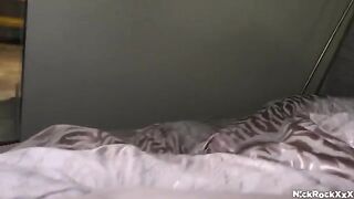 A huge hairy ass of young Caucasian beauty gets pounded hard
