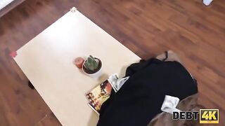 Girl has no money, so she had to have sex with a collector