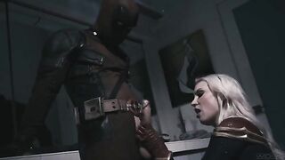 Deadpool fucks Captain Marvel hard in this full scene from Wicked