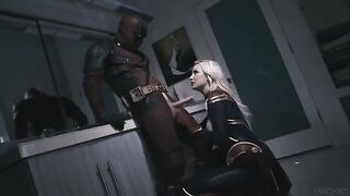 Deadpool fucks Captain Marvel hard in this full scene from Wicked