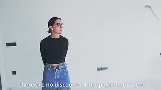 The husband watches as his wife gets fucked by a realtor for a discount
