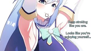 The ass of the goddess Aqua from Konosuba must be worshiped