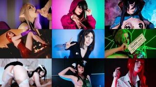 Best cosplay scenes with MollyRedWolf from 2021 in a hot compilation