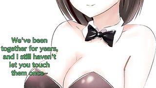 Leafa Suguha's huge tits anime joii action