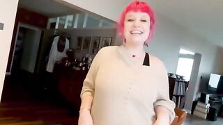 Proxy Paige prepares pasta for lunch, showcasing her wild side in the kitchen