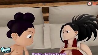 My Hero Academia's Momo and Mineta get down and dirty in a steamy scene