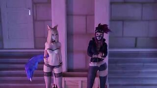 KDA Ahri tries porn for the first time with her captivating charm