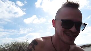 We pretended to be Bloggers and the girls trusted us, we fucked them on the beach