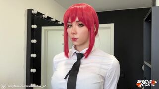 Makima, the dominant one, loves to fuck hard and dirty talk