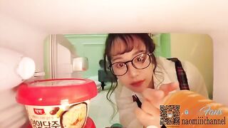 Drunk Asians have sex on their heads, legs apart