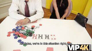 She lost a poker game and had to have sex with someone