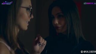 The witches fucked each other with a strapon on Halloween