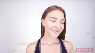 Fit and pretty Ukrainian teen gets fucked during casting session