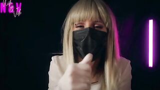 Crazy nurse in unreal handjob action, unleashing double cum