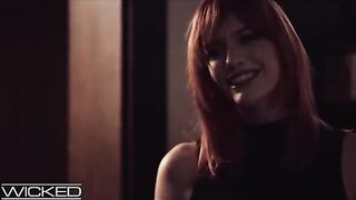Deadpool's dick hammered by a busty slut in a parody