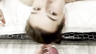 Girl wants to be fucked in all holes, including her mouth and ass