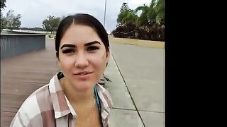 Park Pickup - I came inside her wet pussy
