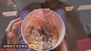 Tina Fire gets her pussy smashed by Jordi El In the popcorn machine